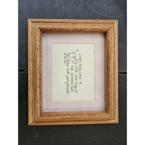 Vintage Wood Framed Cows May Come And Go But Around Here The Bull Goes Forever